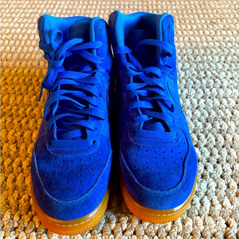 Nike Air Force 1 High Suede University Size Men 8 WORN